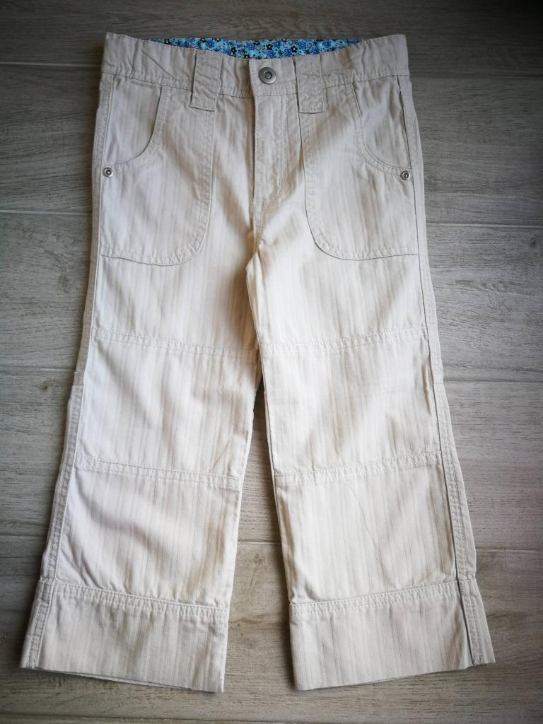 NIEUWE beige capri broek - Tik & Tak - maat 116., Broek, Meisje, Tik & Tak, Nieuw