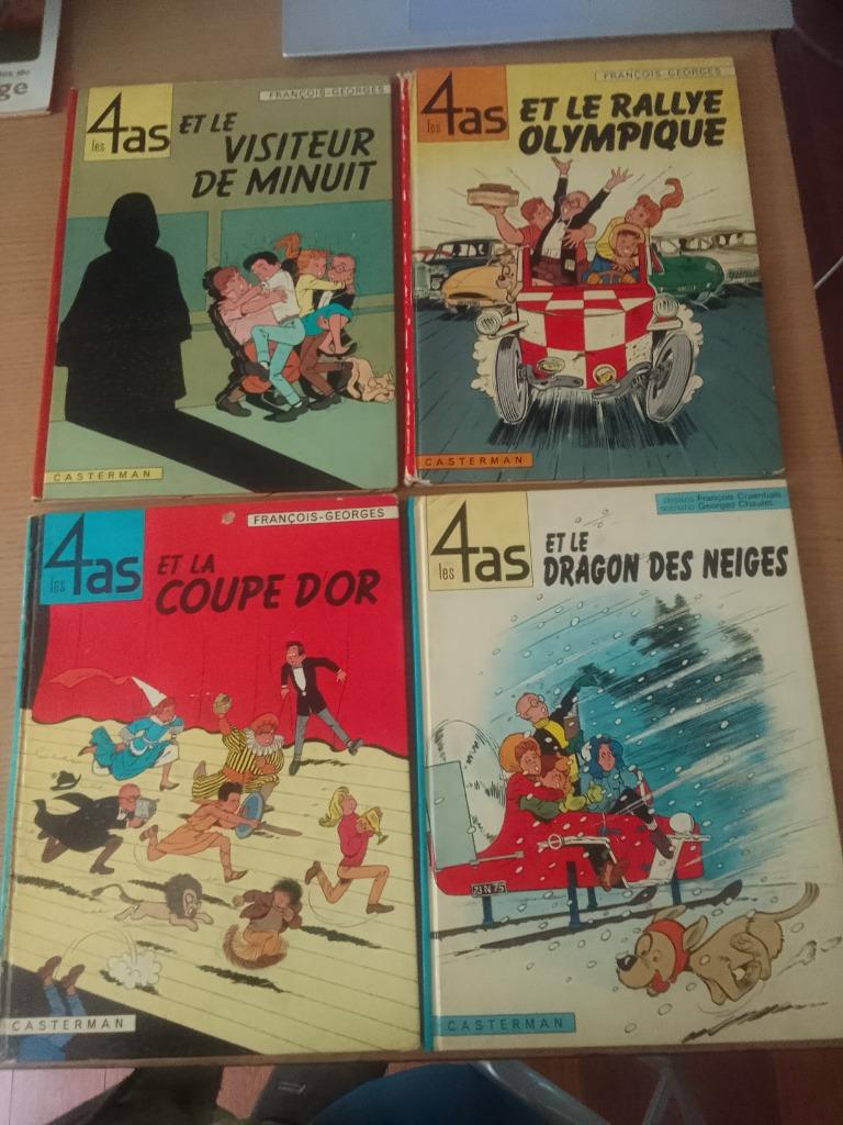 les 4 AS Casterman Craenhals  Francois Georges en BE, Livres, Enlèvement ou Envoi, Utilisé