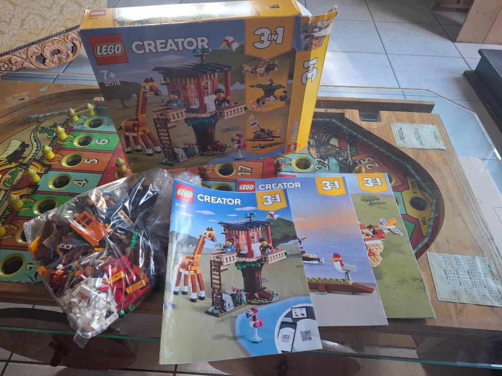 Lego Creator set 31116 Safari Wildlife Boomhut, Ophalen, Zo goed als nieuw, Complete set, Lego