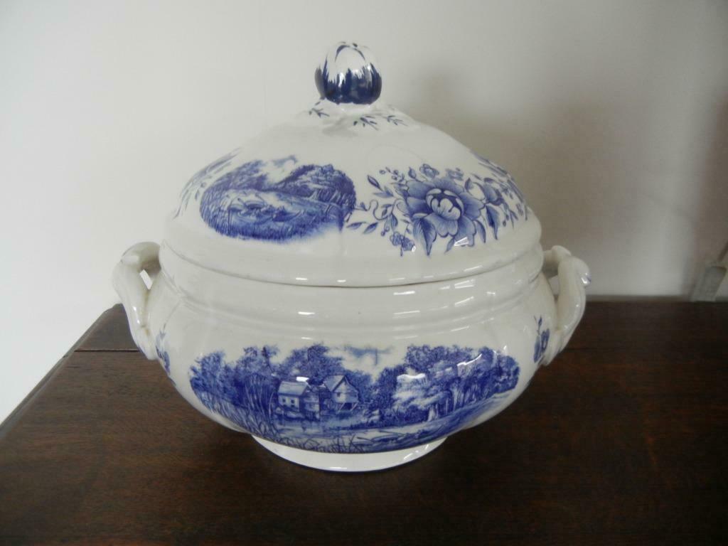porseleinen soepkom, Ophalen of Verzenden