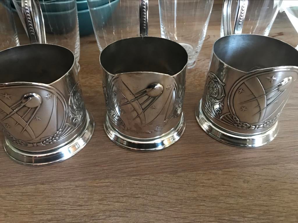 Sputnik Gagarin uit de Sovjetperiode in Podstakan