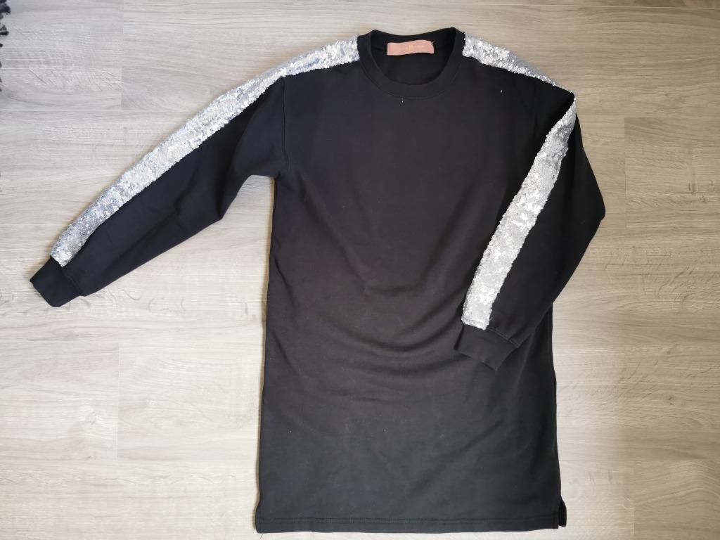 Sweater jurk Lewis & Melly - maat S, Zwart, Ophalen of Verzenden, Zo goed als nieuw, Lewis & Melly