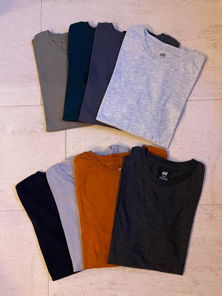 8 nieuwe longsleeves H&M maat 146 / 152, Enfants & Bébés, Vêtements enfant | Taille 146, Neuf, Garçon, Enlèvement ou Envoi, Chemise ou À manches longues