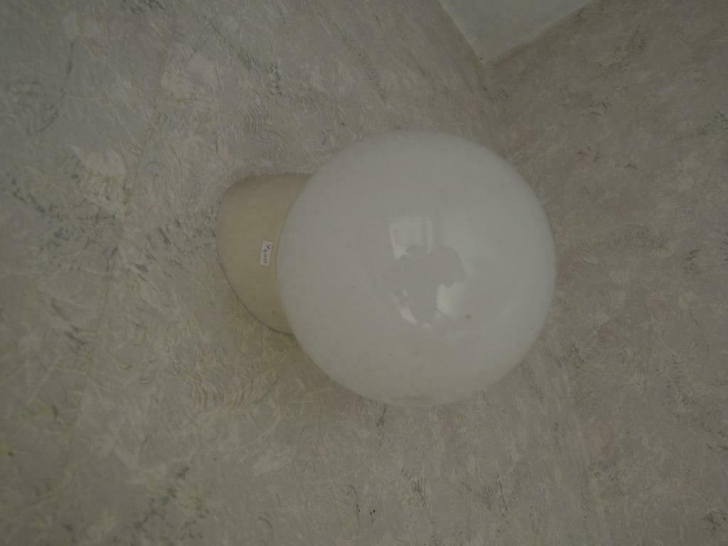 lamp - witte binnen of buiten lamp, Enlèvement ou Envoi, Utilisé, Verre