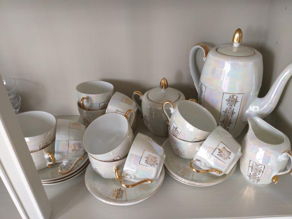 NACRE servies VICTORIA 27-delig., Ophalen, Zo goed als nieuw, Overige stijlen, Porselein