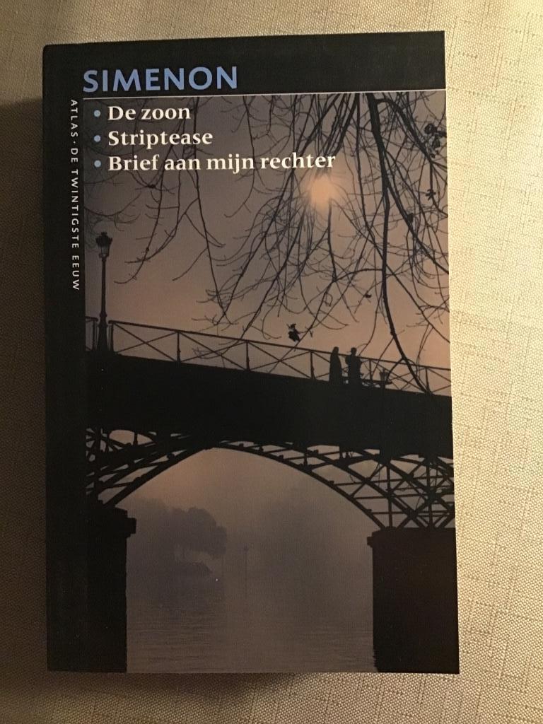 De zoon - Striptease - Brief aan mijn rechter, Enlèvement ou Envoi, Georges Simenon, Belgique, Comme neuf