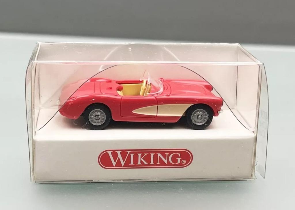 1:87 Wiking 8190224 Chevrolet Corvette 1957 pink, Enlèvement ou Envoi, Comme neuf, Voiture, Wiking