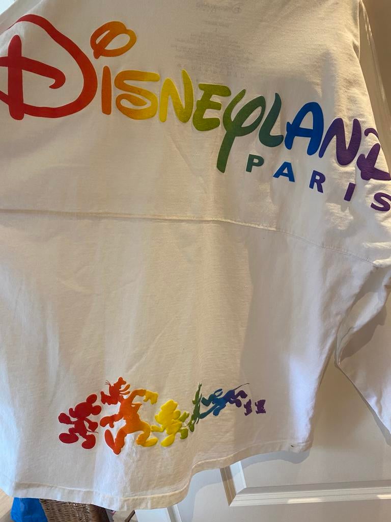Pull mixte blanc Disneyland Paris L, Vêtements | Femmes, Taille 42/44 (L), Disney, Enlèvement ou Envoi, Comme neuf
