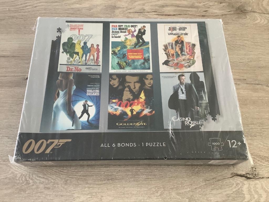James Bond 007 puzzle (1000 stuks), Verzamelen, Ophalen of Verzenden, Zo goed als nieuw, Film, Overige typen