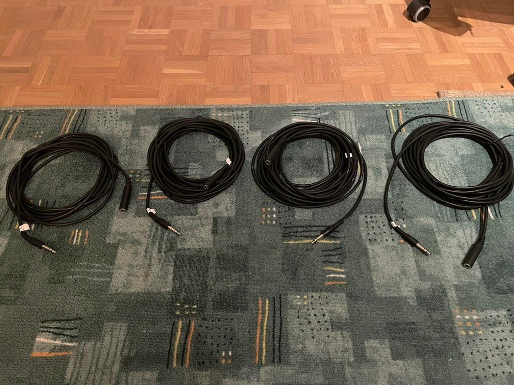 6x DAP - Stereo Jack to Stereo Contra Jack, Enlèvement, Comme neuf