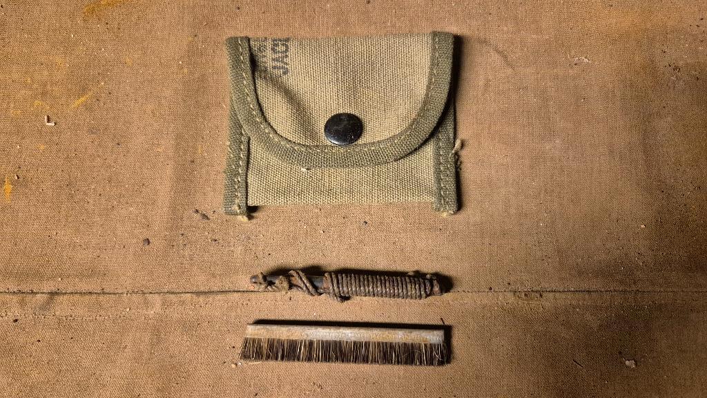 Kit de nettoyage M1 de la Seconde Guerre mondiale de 1945, Collections, Enlèvement ou Envoi, Armée de terre, Autres types
