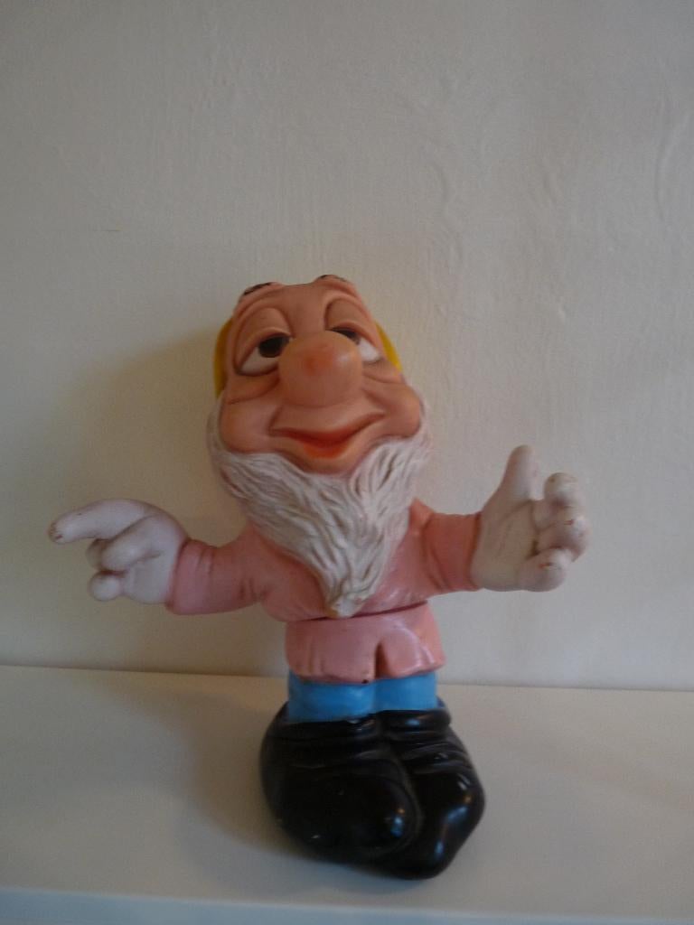 vintage pieppop kabouter Sneeuwwitje, Ophalen of Verzenden