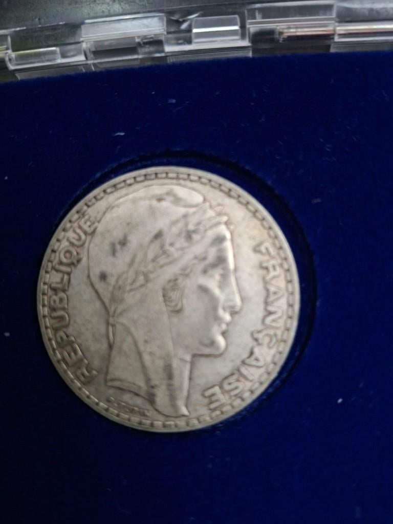 Pièce de 20 francs français 1933 Turin en argent 20 grammes, Enlèvement, Monnaie