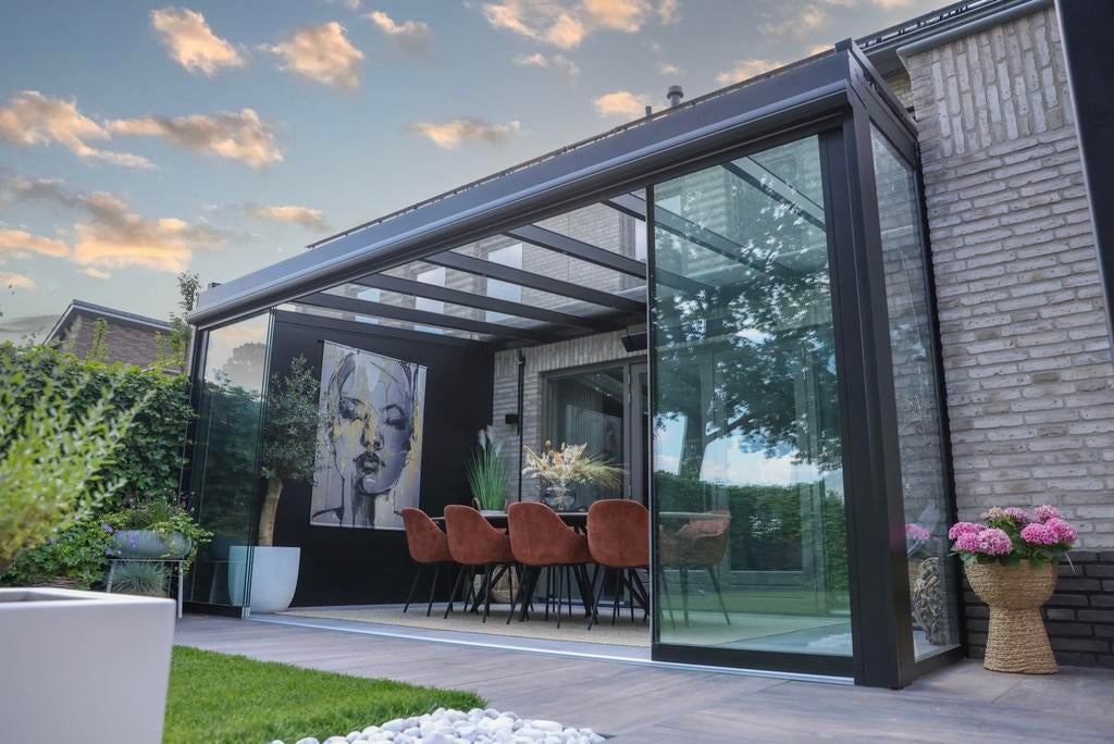 ️PROMO Carport veranda zip-screen schuifwanden️ pergola, Enlèvement, Comme neuf