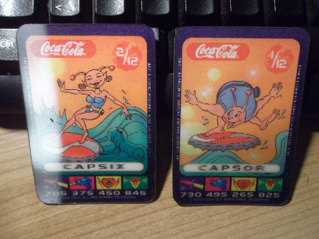 Coca  Cola kaarten Spacix, Verzamelen, Ophalen of Verzenden, Zo goed als nieuw, Overige typen