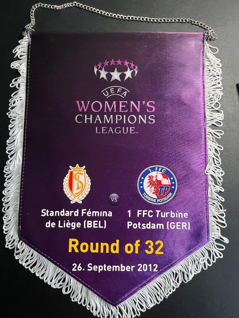 Women’s champions League wimpel standard - Potsdam 38x26cm, Envoi, Neuf
