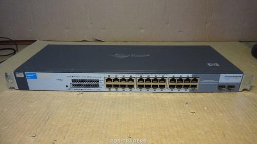 HP Switch 24-Port ProCurve Gigabit Switch + RACK MOUNT, Computers en Software, Ophalen of Verzenden, Gebruikt