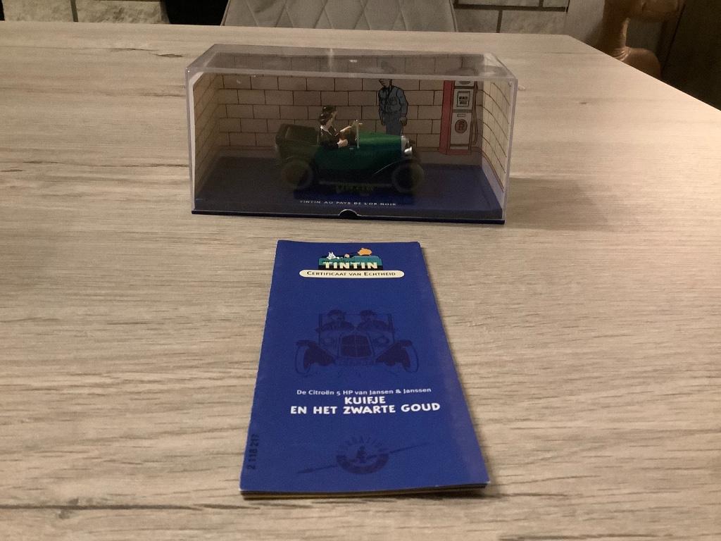 Kuifje miniatuur auto Kuifje en het zwarte goud (Nieuw), Ophalen of Verzenden, Kuifje, Nieuw, Beeldje of Figuurtje