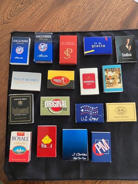 luciferdoosjes publiciteit cigaretten, cigaren, Verzenden, Zo goed als nieuw, Luciferdoosjes of -merken
