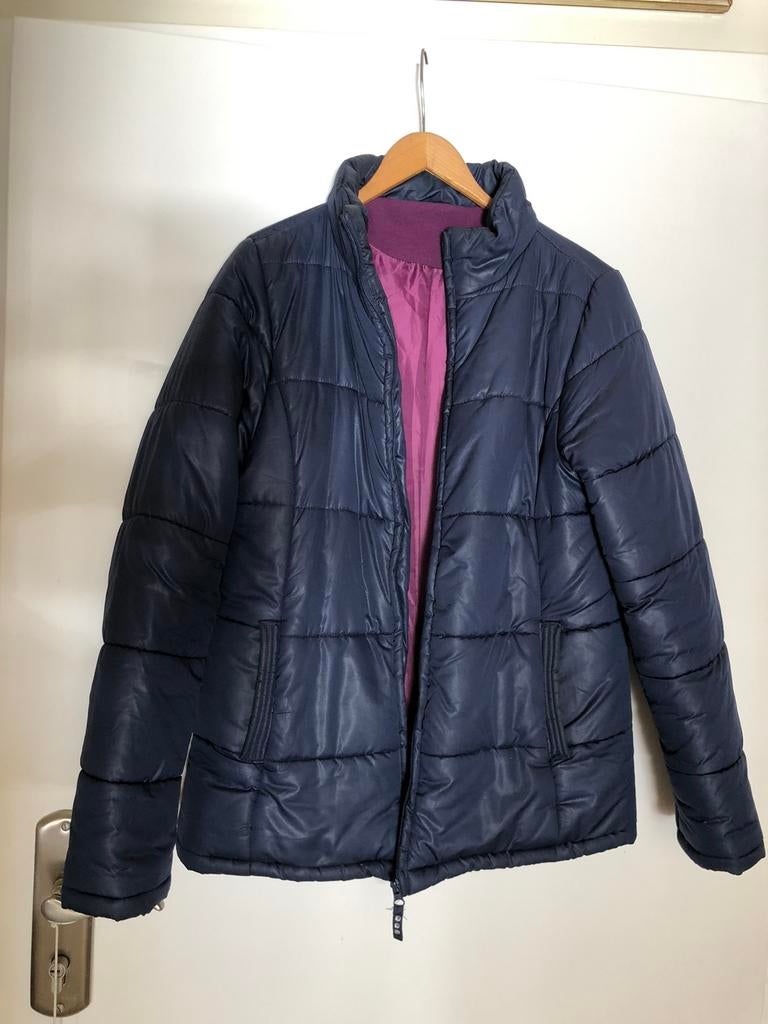 Veste bleue chaude S mais =M, Kleding | Heren, Jassen | Winter, Ophalen, Zo goed als nieuw, Blauw, H&M