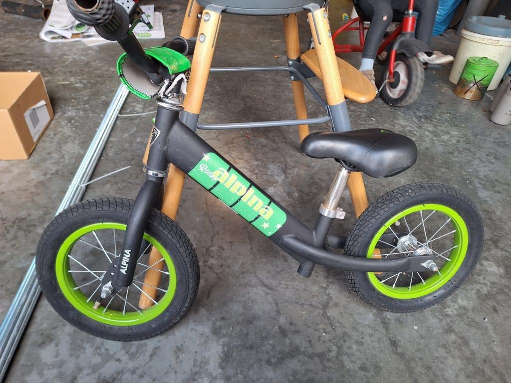 Loopfiets 12 inch Alpina Rider, Ophalen
