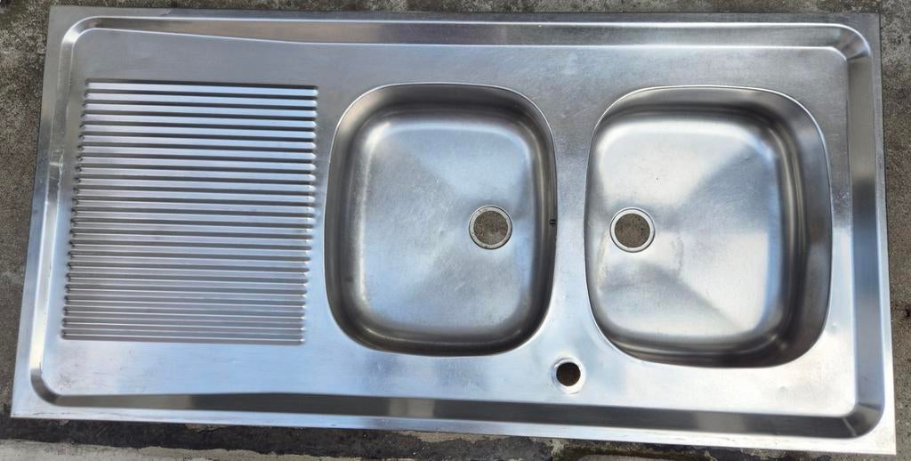 Évier en inox, Enlèvement, Utilisé, Inox
