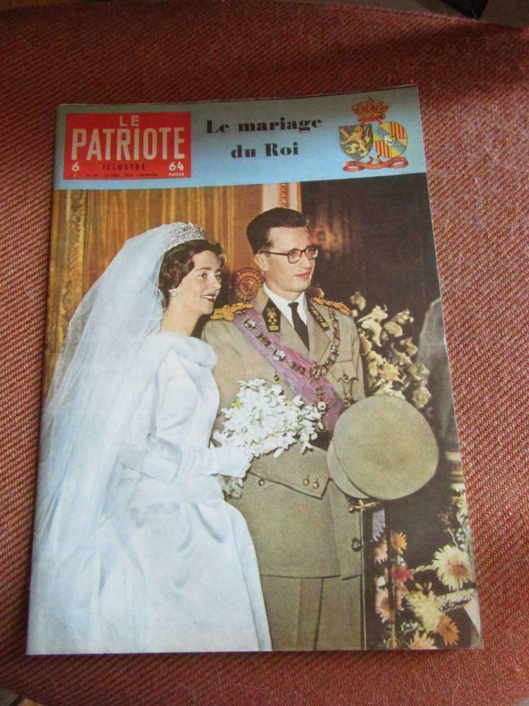 Le patriote illustré N 52 décembre 1960 le mariage du Roi, Livres, Enlèvement, 20e siècle ou après, Comme neuf