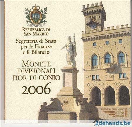 Coffret Bu officiel original Saint-Marin 2006, Enlèvement ou Envoi, Saint-Marin