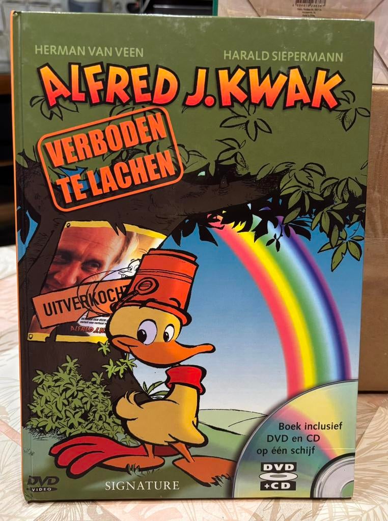 Boek Alfred J.Kwak met dvd/cd., Ophalen of Verzenden, Nieuw, H.Van Veen, Non-fictie