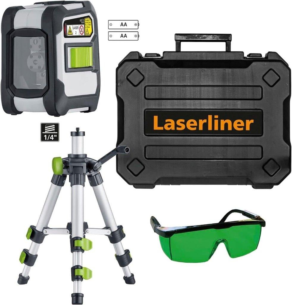 Laserliner Compact Laser Pro avec trépied Vert Bluetooth, Bricolage & Construction, Enlèvement, Comme neuf, 170 cm ou plus