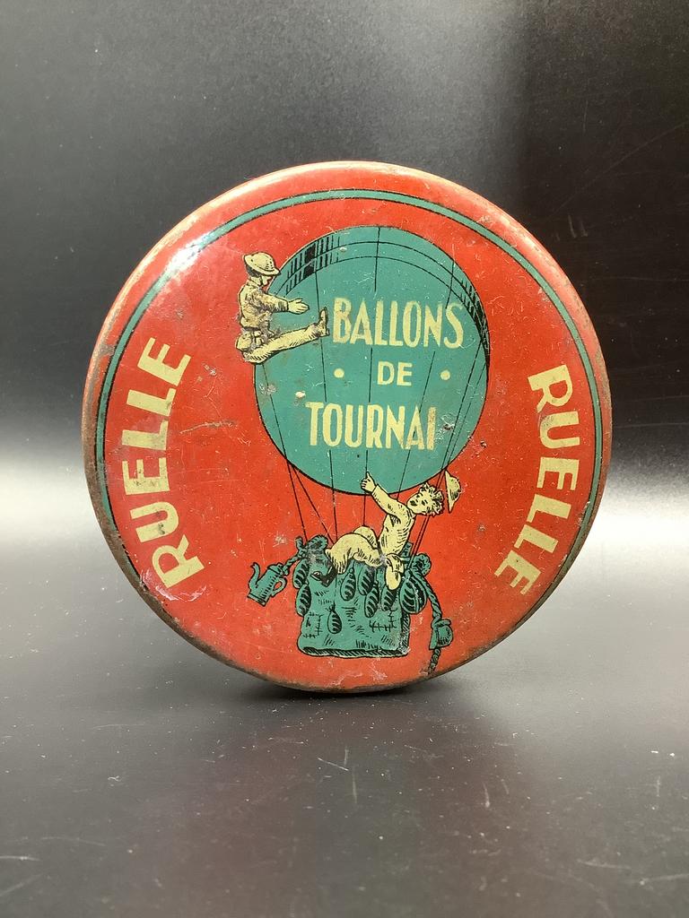 Boite Ballons de Tournai - Confiserie Ruelle, Collections, Marques & Objets publicitaires, Enlèvement ou Envoi, Comme neuf