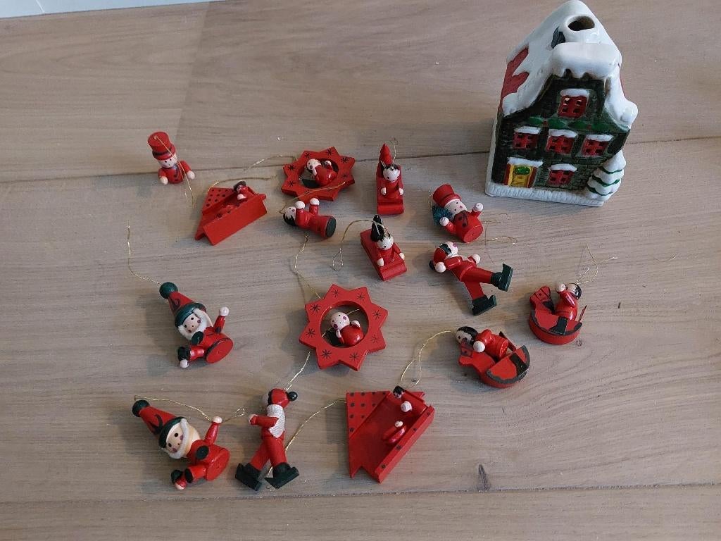 vintage kerstdecoratie, Ophalen, Gebruikt
