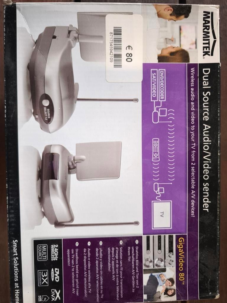 Marmitek dual source audio video sender, Ophalen of Verzenden, Nieuw