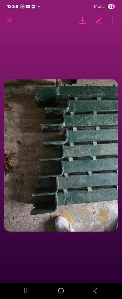 Portail plus piquets, Enlèvement