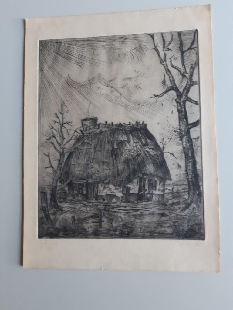 Ets van "Jan Peeters ", Antiek en Kunst, Ophalen of Verzenden