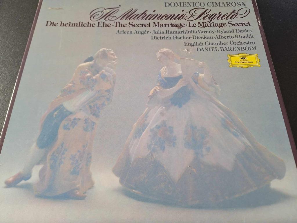 Cimarosa / Barenboim - The Secret Marriage Box 3 x Lp's, 12 pouces, Enlèvement ou Envoi, Utilisé, Musique de chambre