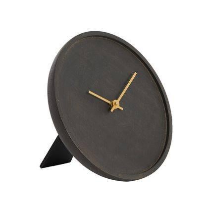 Horloge « VETI » en bois de manguier, Maison & Meubles, Enlèvement ou Envoi, Neuf, Analogique, Réveil ou Horloge