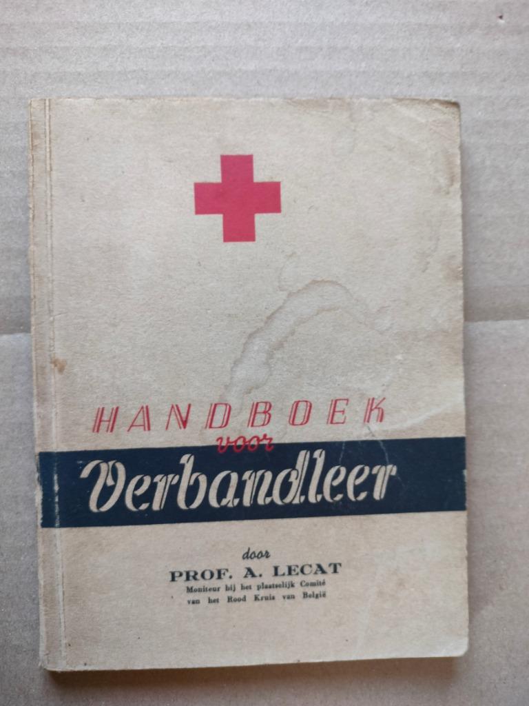 Handboek voor Verbandleer A. Lecat Croix rouge, Envoi, Utilisé