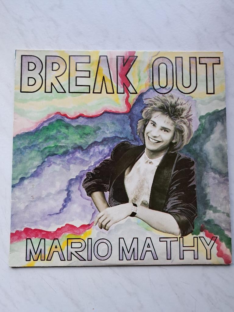 Mario Mathy ‎: Break Out (LP)  synth, Ophalen of Verzenden