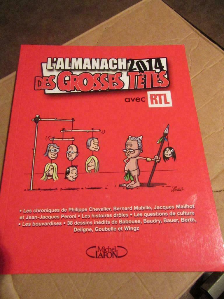 l'almanach 2014 des grosses têtes NEUF, Enlèvement, Neuf