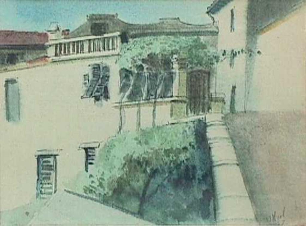 Aquarel Gilbert Van Hool, Antiquités & Art, Enlèvement