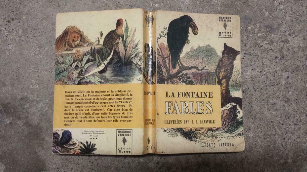 La Fontaine - Fables illustrées  par J. J. Granville, Enlèvement ou Envoi, Utilisé