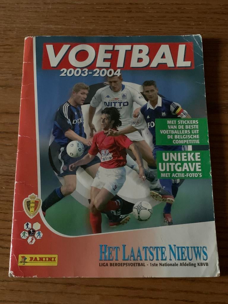 PANINI VOETBAL 2003-2004 HET LAATSTE NIEUWS, Ophalen of Verzenden