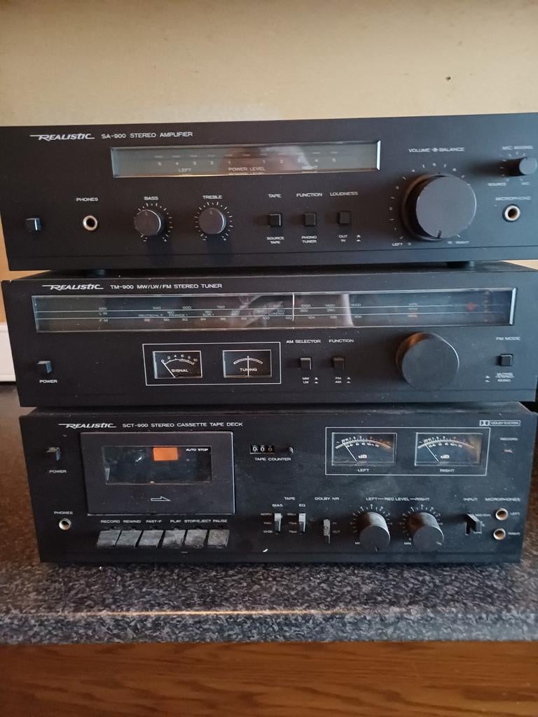 Realistic radio-casette-versterker, Enlèvement