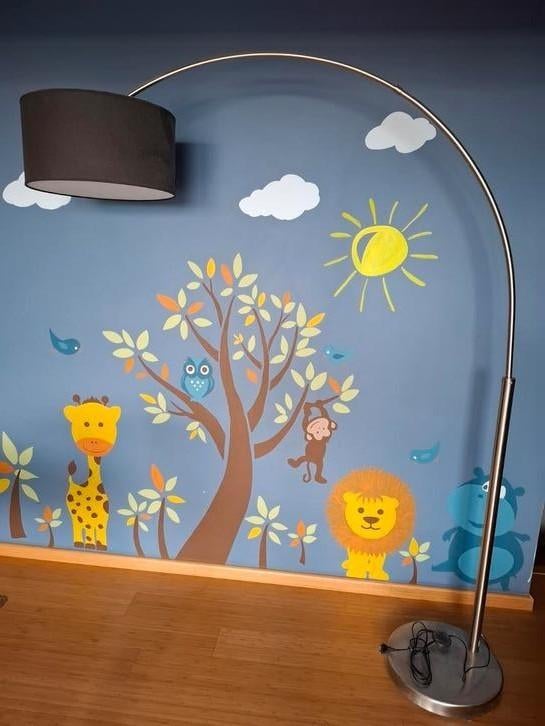 Lampe sur pied, Maison & Meubles, Enlèvement, Comme neuf, Métal, 200 cm ou plus