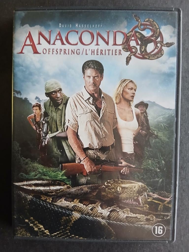 Anaconda 3 offspring (2008) David Hasselhoff, Vanaf 16 jaar, Ophalen of Verzenden, Zo goed als nieuw, Actie