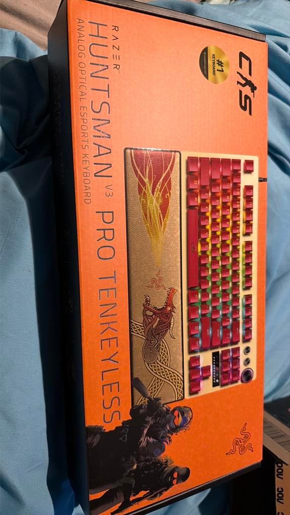 Razer  huntsman v3 pro  tkyl cs2 version, Ophalen, Gaming toetsenbord, Nieuw, Qwerty