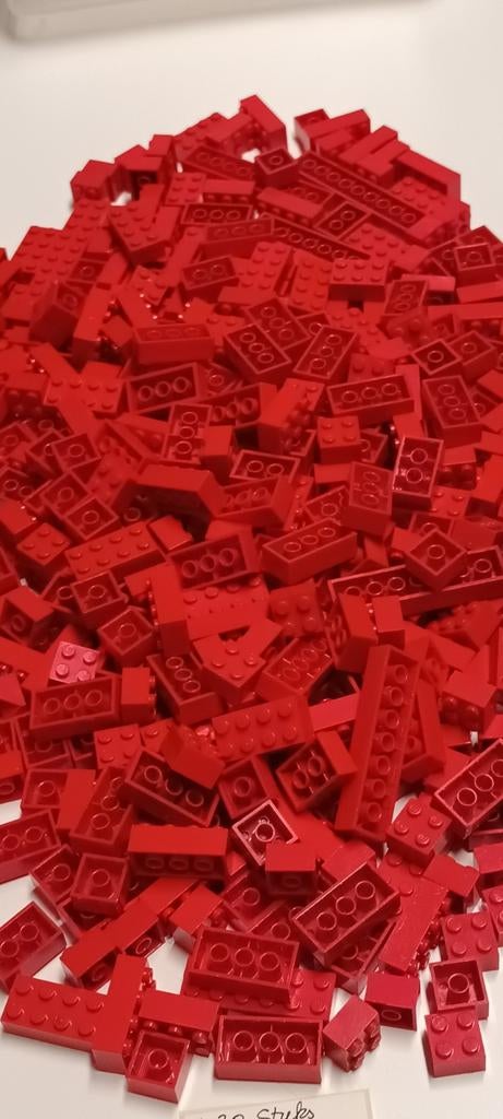 Lego 430 stuks dikke rode blokken, Kinderen en Baby's, Ophalen of Verzenden, Zo goed als nieuw, Lego