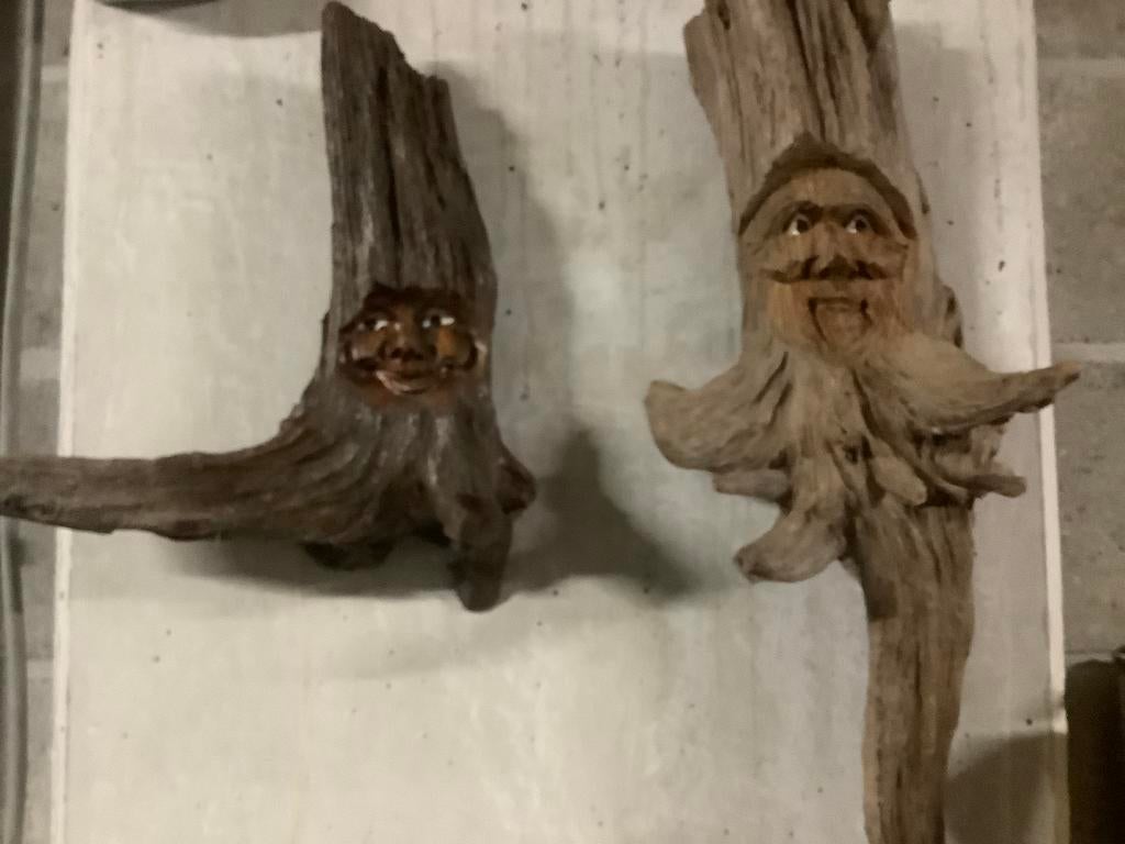 Boswezens uit wortelhout - handwerk, Ophalen, Nieuw