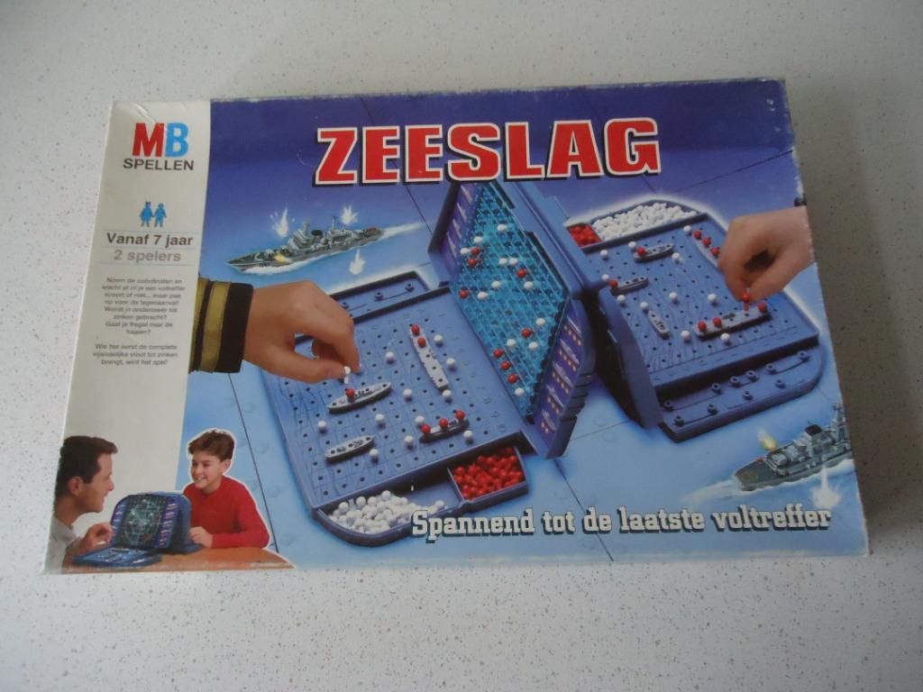 Zeeslag van MB in Prima staat !, Hobby en Vrije tijd, Een of twee spelers, Ophalen of Verzenden, Zo goed als nieuw, JUMBO